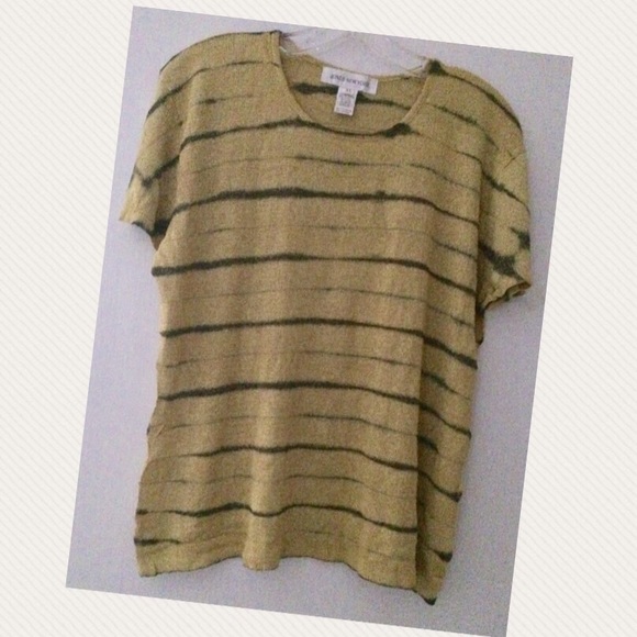 Jones New York Sweaters - JONES NEW YORK LIGHTWEIGHT SHELL/SHORT SLEEVE TEE